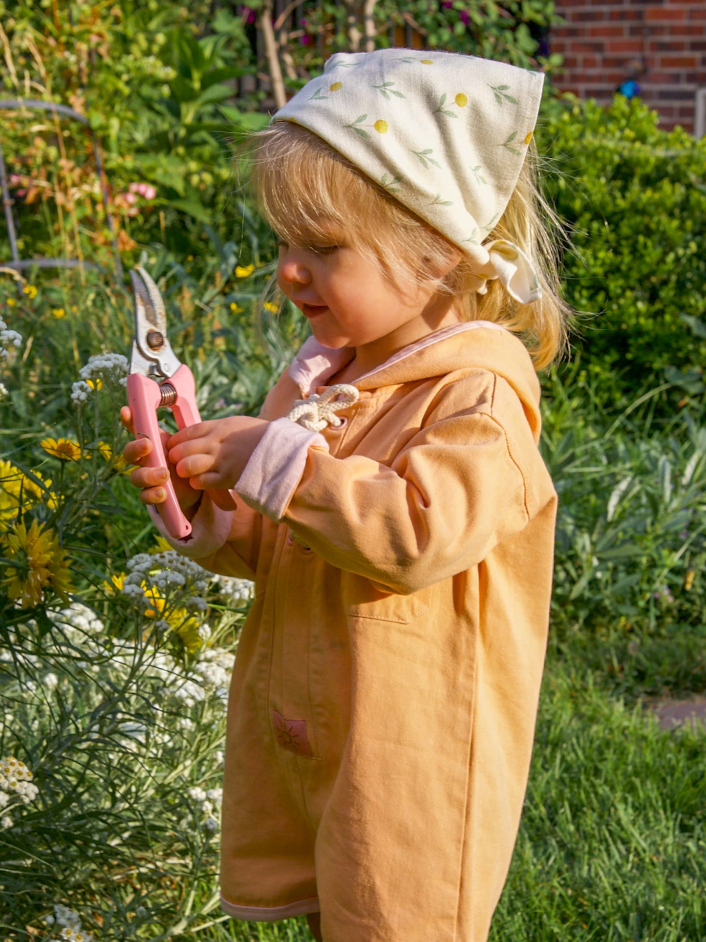 GARDEN ROMPER — CORAL