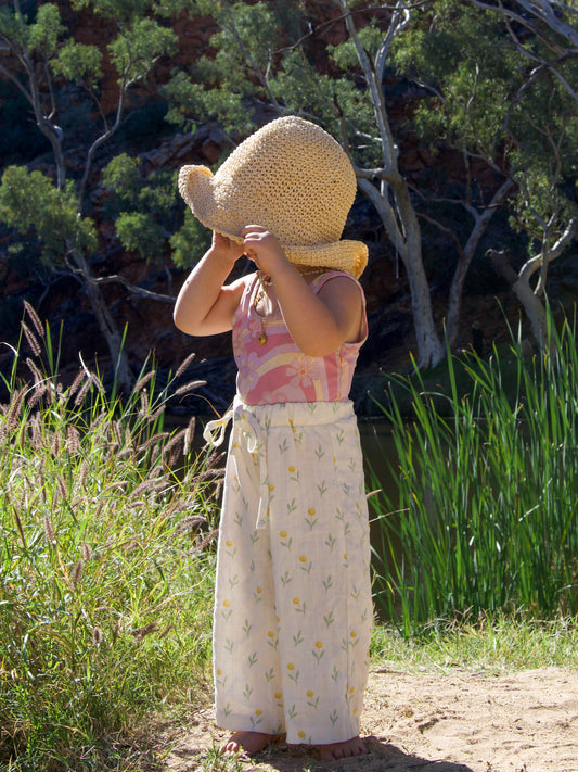 BILLY BUTTON LINEN PANTS