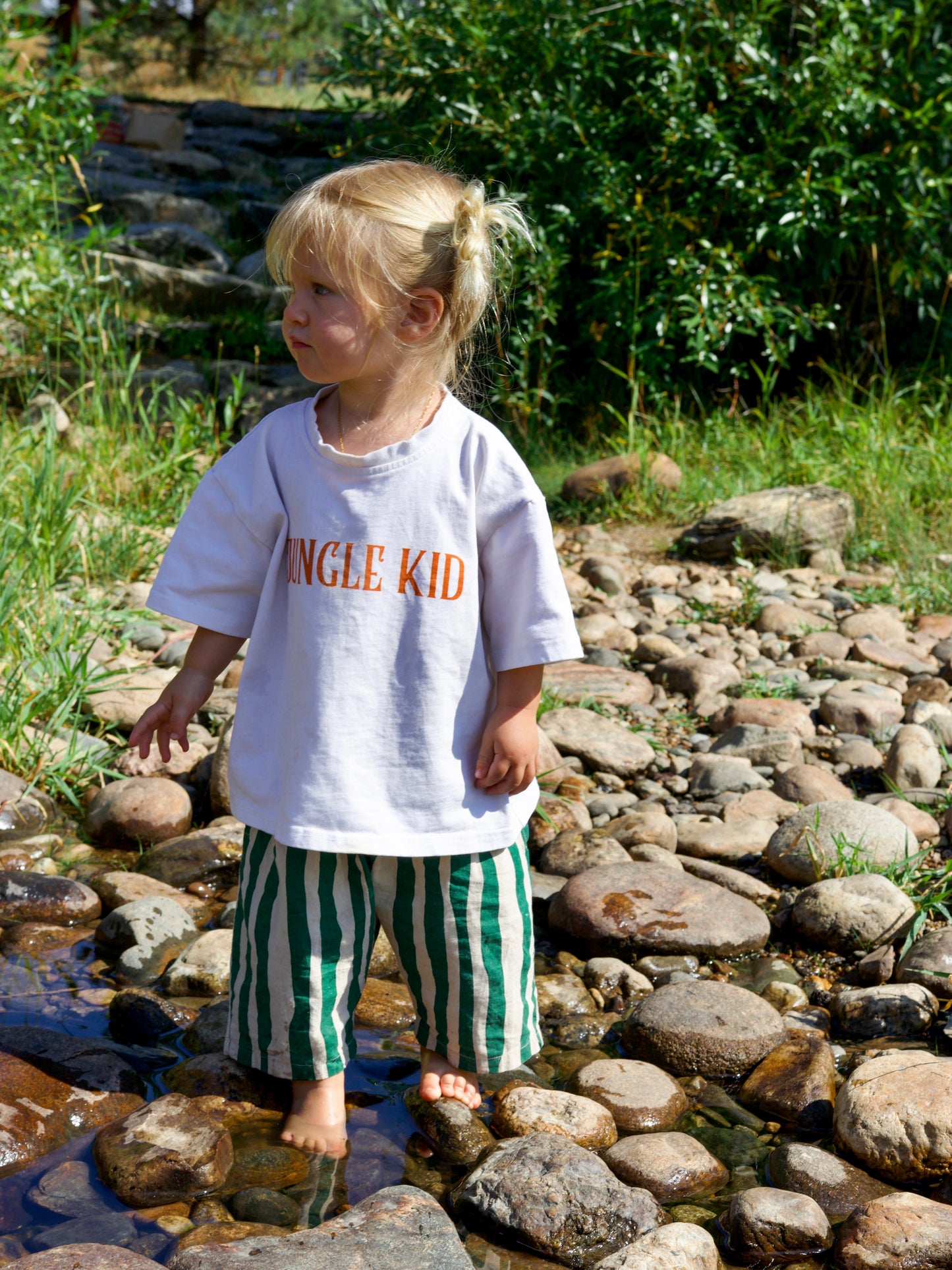 JUNGLE KID TEE — WHITE