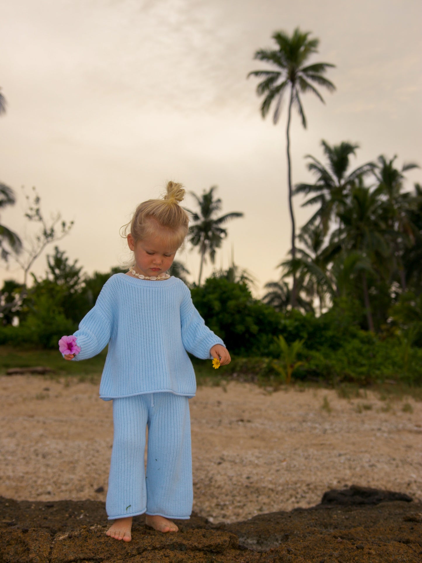 ELSA BLUE KNIT JUMPER