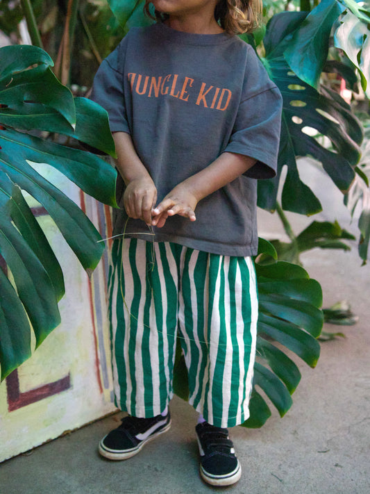 JUNGLE KID TEE — CHARCOAL