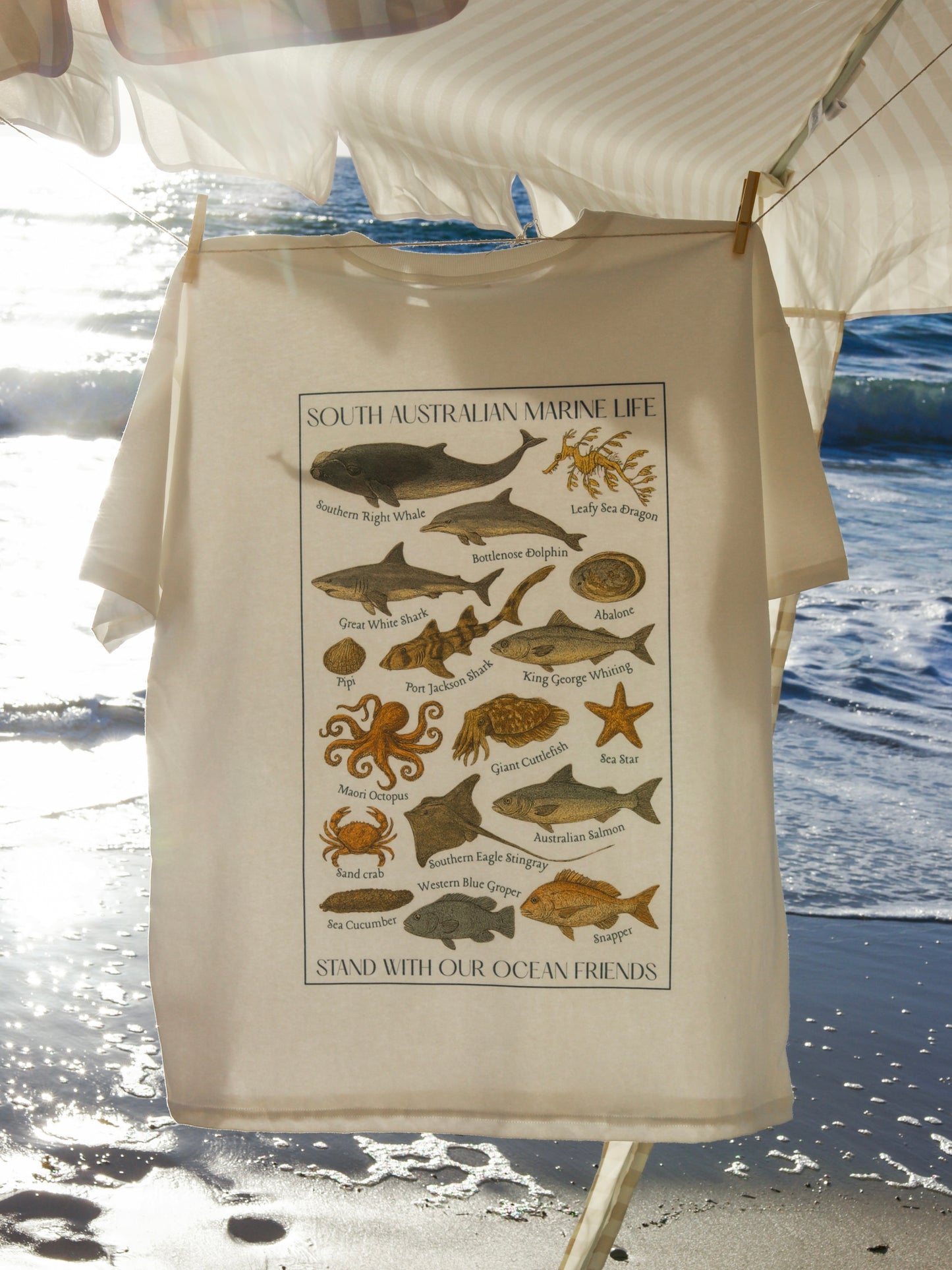 OCEAN FRIENDS TEE - ADULT