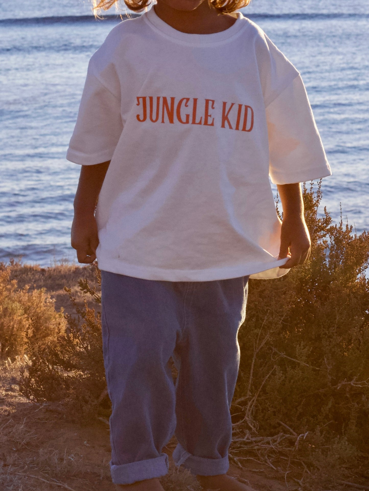 JUNGLE KID TEE — WHITE