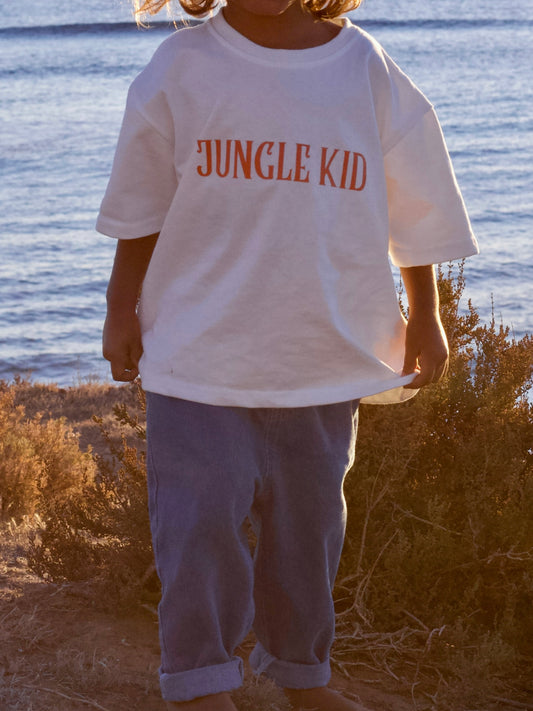 JUNGLE KID TEE — WHITE