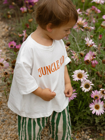JUNGLE KID TEE — WHITE