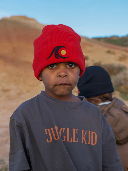INDIGENOUS BEANIE - RED